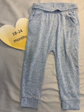 GAP - Kids Light Blue Heather Joggers